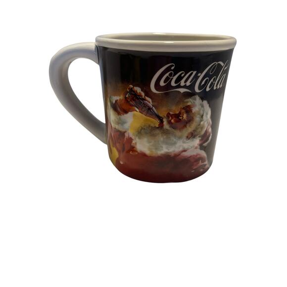 COCA COLA 2005  24 OZ 3 D‎ Santa Mug - Picture 1 of 11